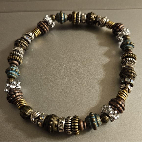 Handmade Jewelry - NWOT Vintage Rustic Metals Ladies stretch Bracelet | Various Metals | Handmade